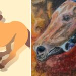 馬のイラストと絵画 ブログのアイキャッチ